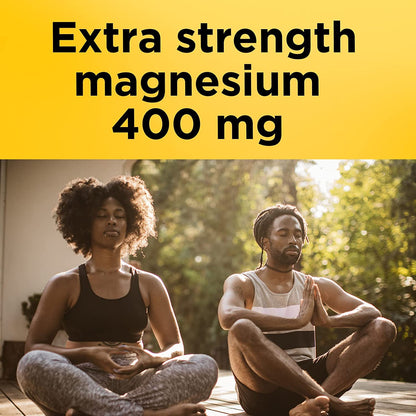 Nature Made Extra Strength Magnesium Oxide 400 mg, Dietary Supplement Nature MadeUS supplements
