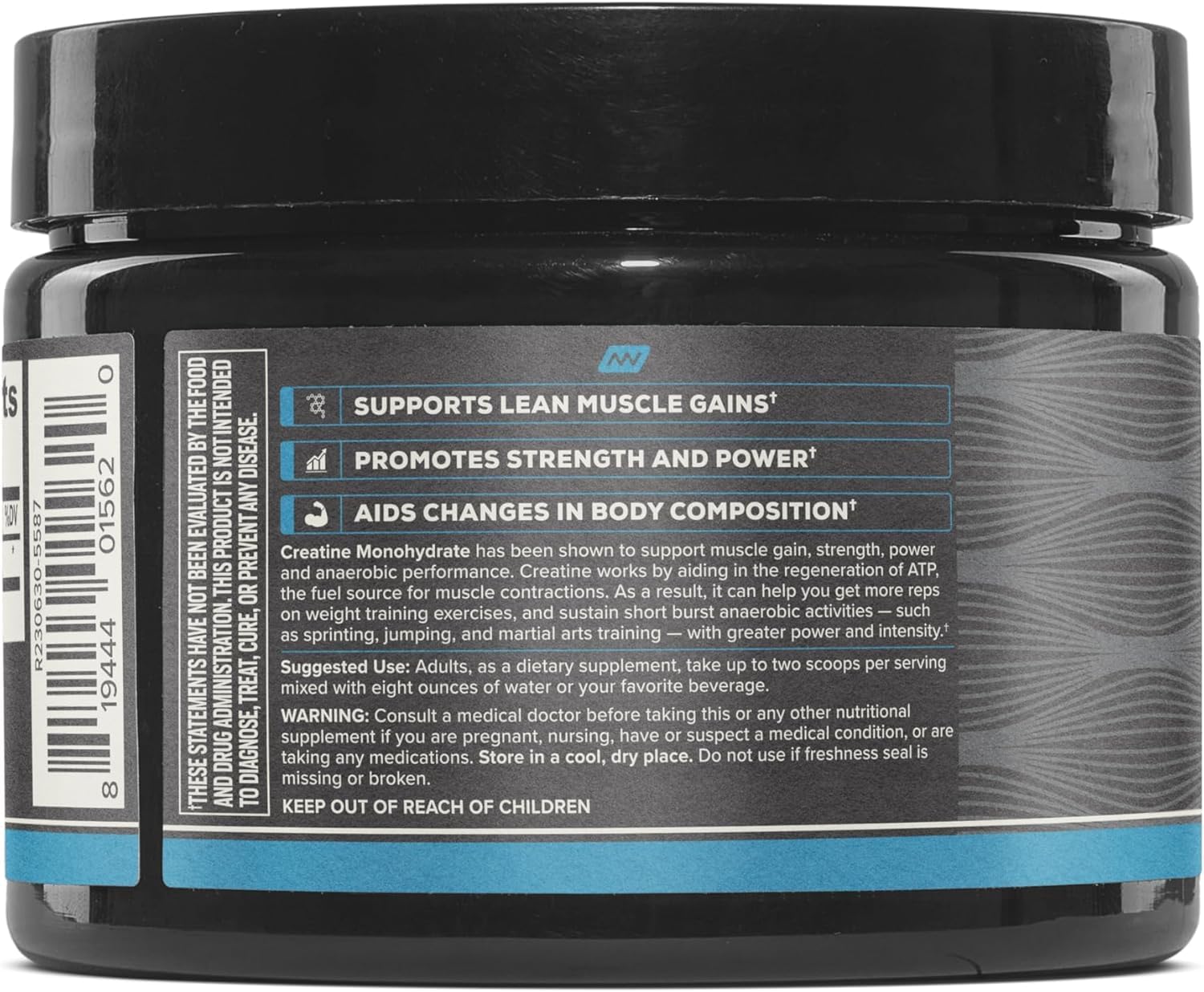 ONNIT Creatine Monohydrate Powder, IGEN™ Non-GMO Tested – 5g Premium Creatine for Muscle Strength, Power & Lean Mass, Supports Brain Health & Cellular Energy, Unflavored, 30 Servings, 5.29 oz 2-Pack ONNITAu supplements