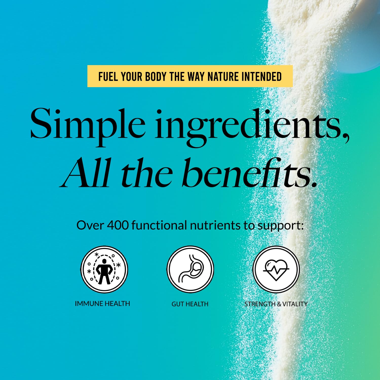 NAKED Colostrum Powder – 100% Grass-Fed Bovine Colostrum Supplement from US Farms | Tested at 20%+ IgG | Gut Health, Immunity, Recovery & Skin Support - 150 Servings NAKEDAu supplements