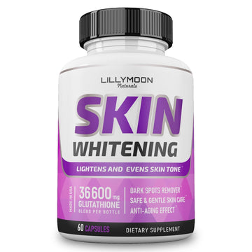 LILYMOON Glutathione Whitening Pills Skin Lightening Pills - Skin Whitening Formula LILYMOONUS supplements