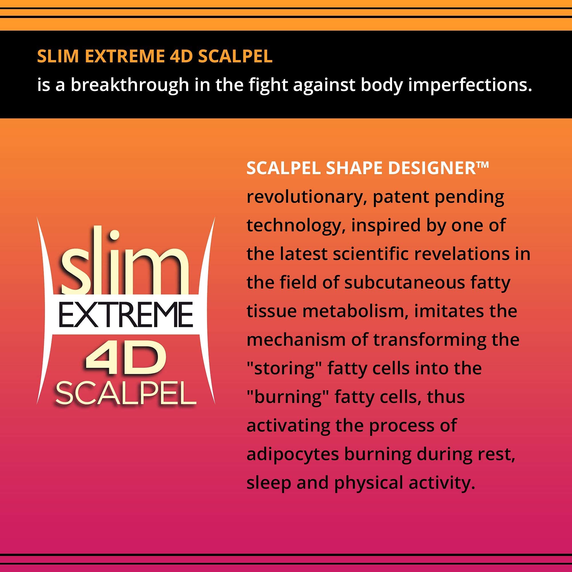 Slim Extreme 4D Scalpel Super Concentrated Serum Reducing Fatty Tissue Eveline CosmeticsAu supplements