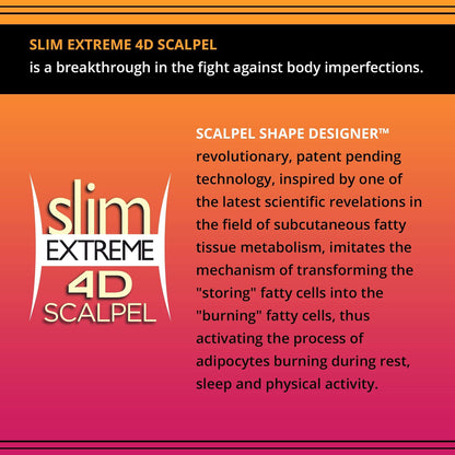 Slim Extreme 4D Scalpel Super Concentrated Serum Reducing Fatty Tissue Eveline CosmeticsUS supplements