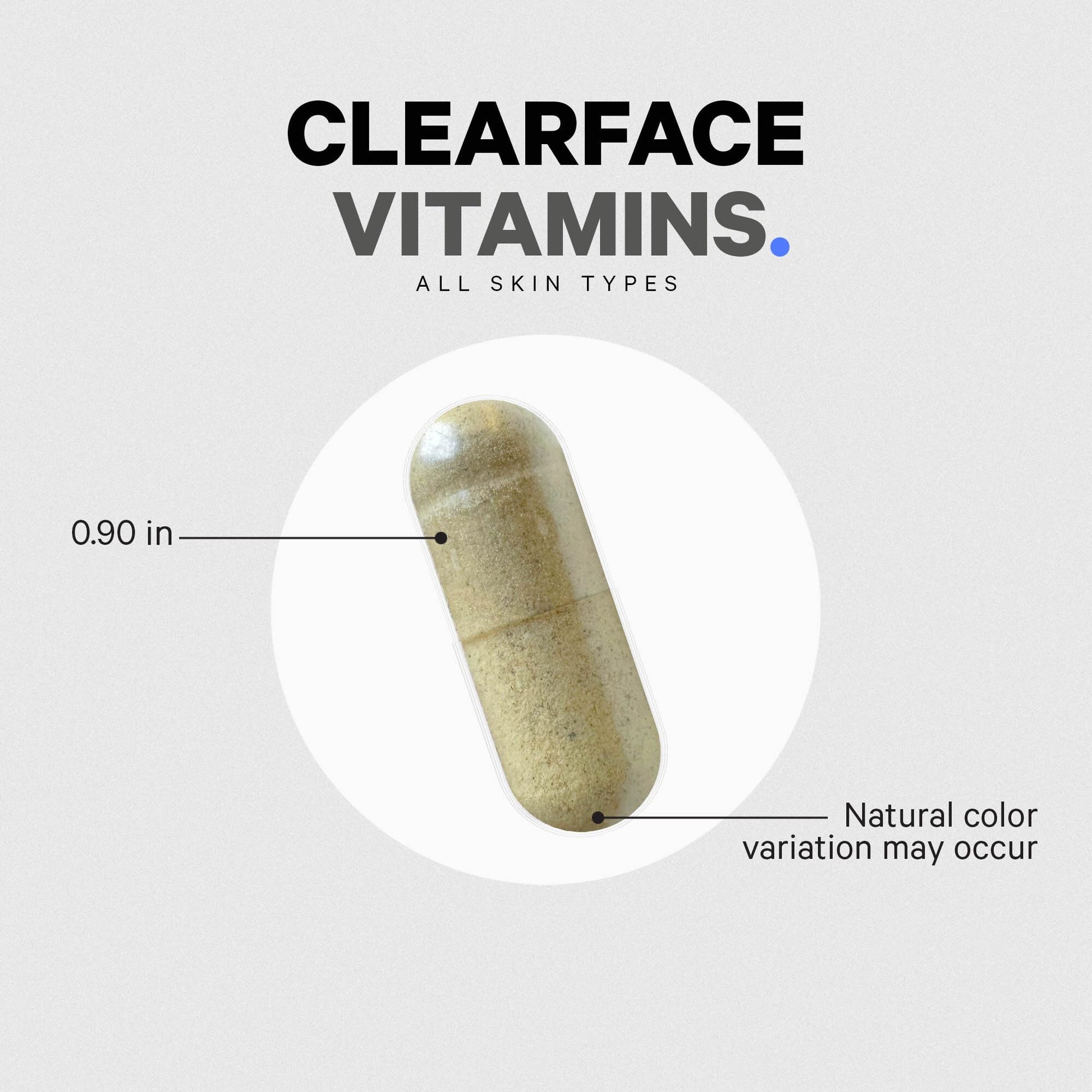 Codeage Clearface Pantothenic Acid, Niacin Supplement, Vitamins A, C, D3, E, Probiotics, Zinc, Riboflavin, Thiamin, L-Lysine HCL & Omega-3, Niacinamide, Skin Botanical Blend - Non-GMO - 90 Capsules CodeageAu supplements