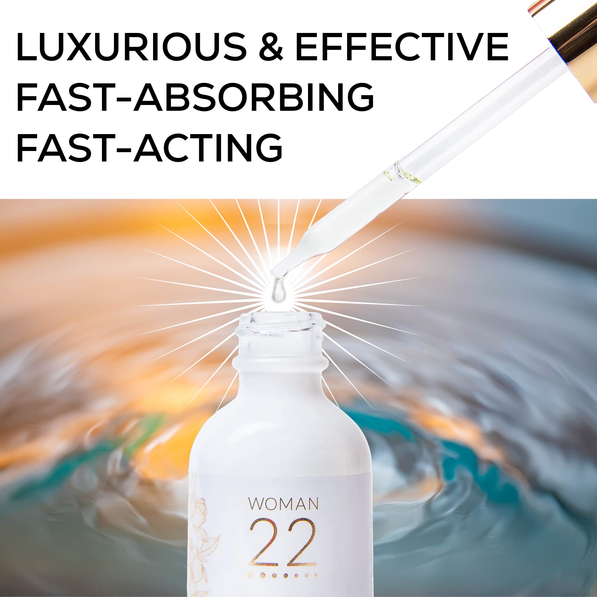 Topical Soothing Serum for Difficult Periods, Cramps, Bloating & more. Apply Lower Abdomen Woman 22Au supplements