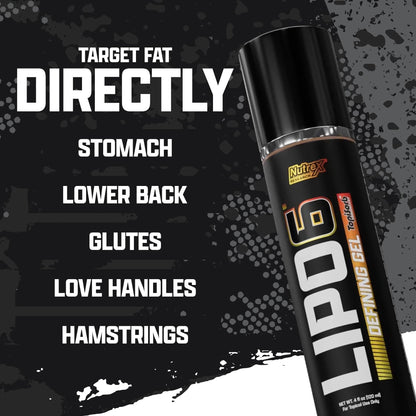 Lipo 6 Defining Gel Fast Acting Fat Burning Cream for Men & Women | Targets Stubborn Nutrex ResearchUS supplements