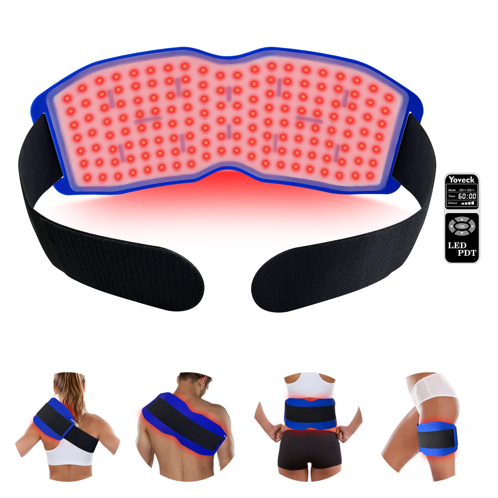 Yoveck Red Light Therapy Belt, Silicone Red Light Therapy Pad Near Infrared Light Therapy YoveckAu supplements