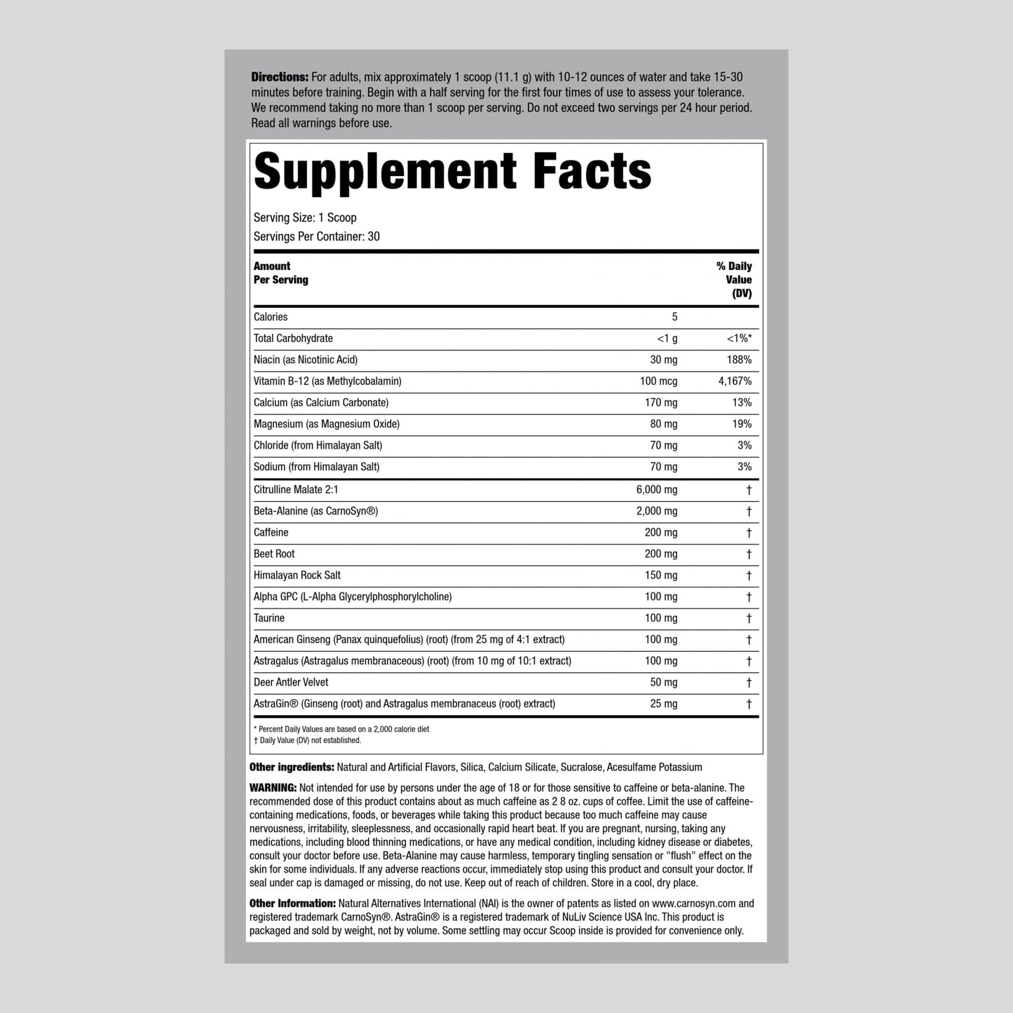 Fitness Labs Pre Workout Powder | for Men and Women | Intensifier Supplement | Watermelon Fitness LabsUS supplements