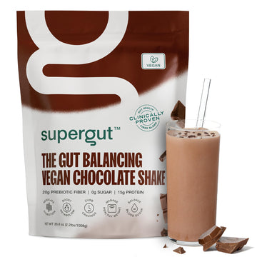Supergut Prebiotic Shakes | Meal Replacement | Gut Health | Appetite Suppressant | High Protein and Fiber SupergutUS supplements