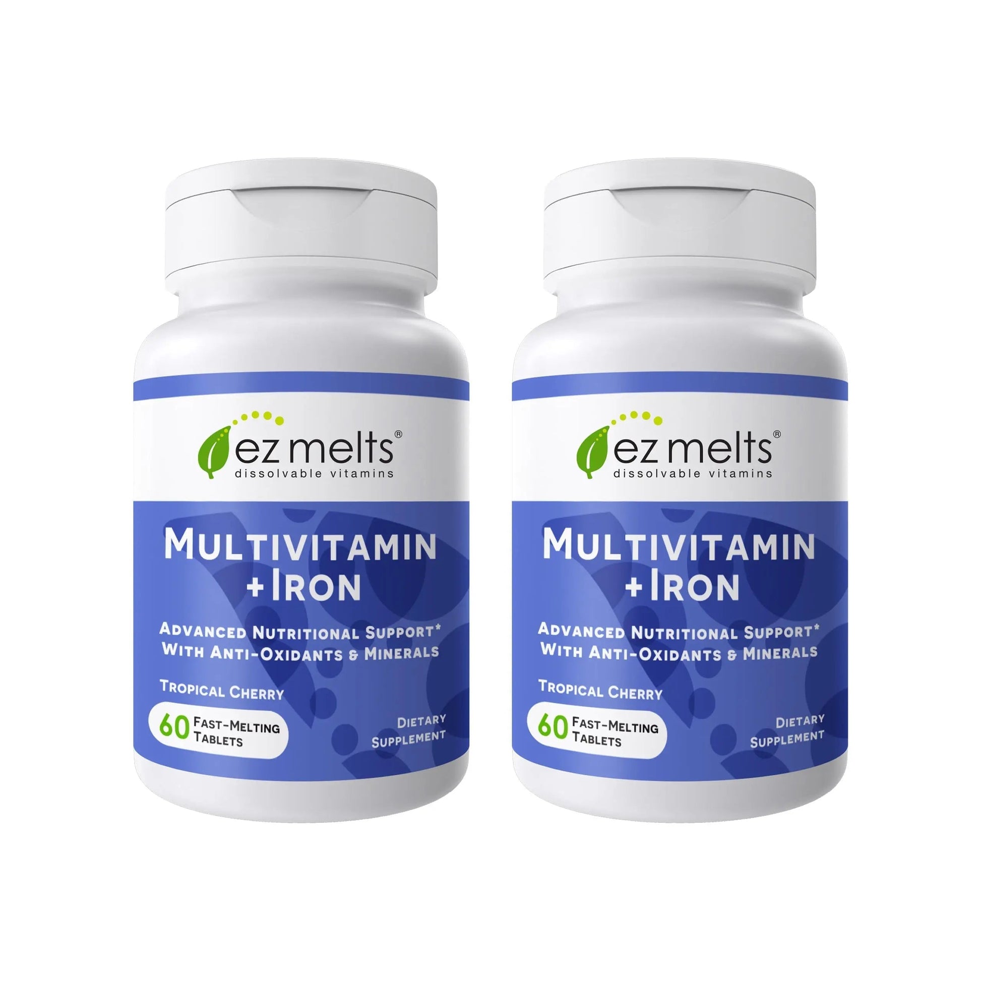 EZ Melts Multivitamin + Iron - Daily Multivitamin for Women & Men - Supports Healthy Energy Levels & Antioxidant Protection EZ MeltsAu supplements