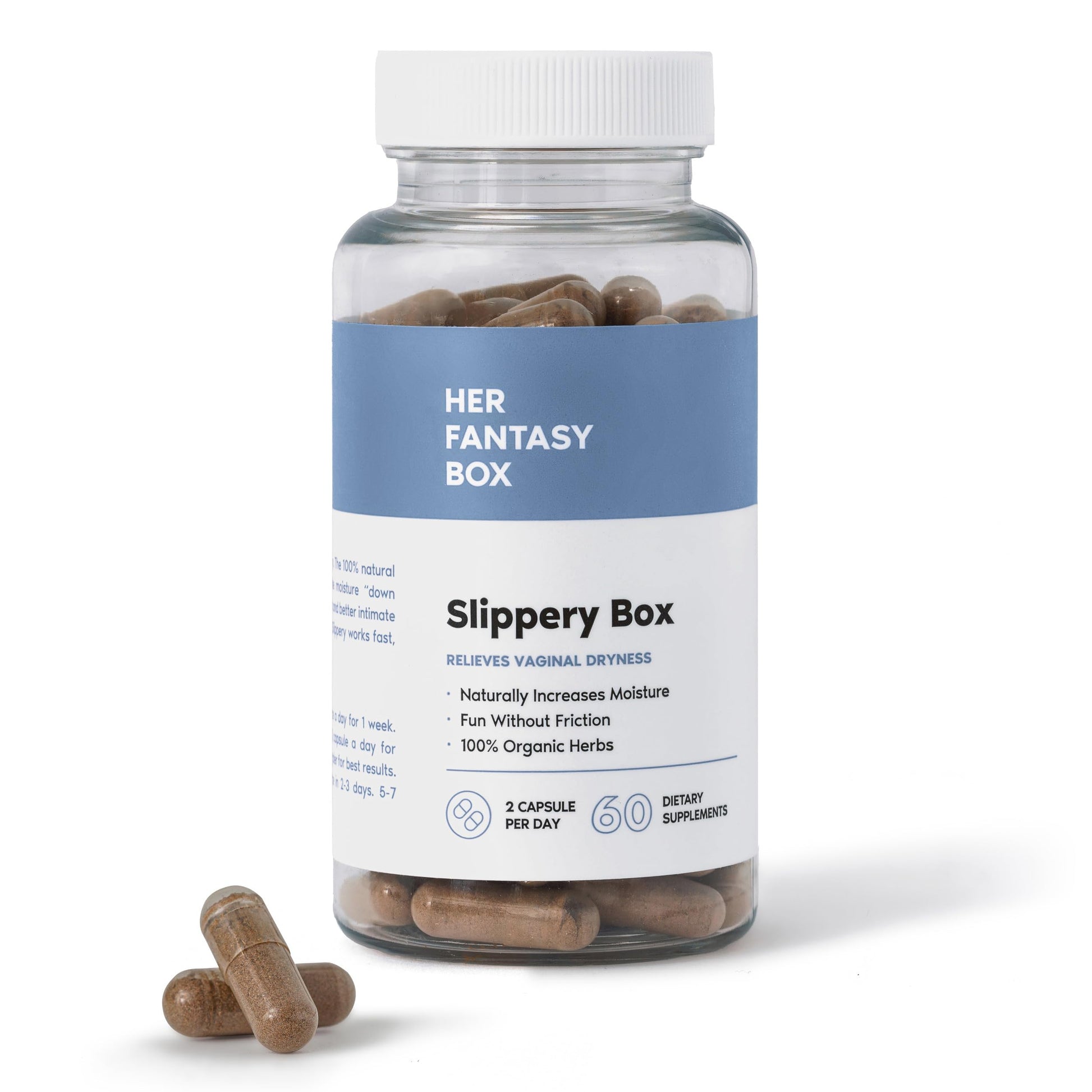 Her Fantasy Box Slippery Box Feminine Care for Vaginal Health | Feminine Care for Women, 60 Fast Her Fantasy BoxAu supplements