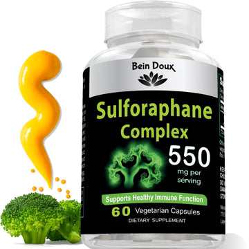 550mg Sulforaphane Supplement with Glucoraphanin and Myrosinase | Broccoli Supplemen BEIN DOUXUS supplements