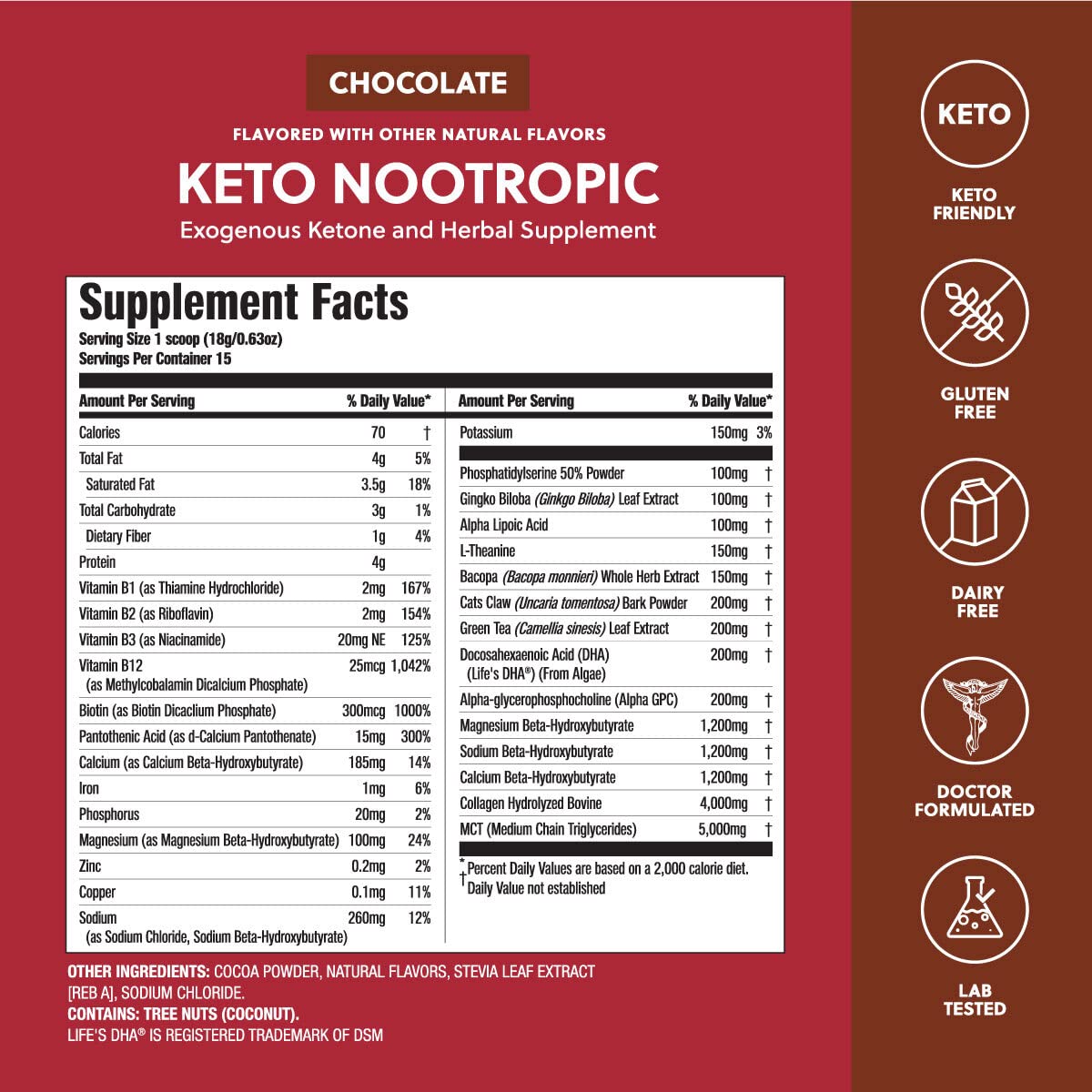 Perfect Keto Nootropic Brain Supplement - Enhance Focus and Energy, Boost Concentrati Perfect KetoAu supplements