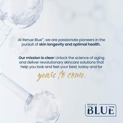 Renue Blue Methylene Blue Face Cream - Liposomal NAD+ Complex and Nutrients for Skin Rejuvenation, Deep Hydration, and Anti-Aging Support Renue By ScienceUS supplements