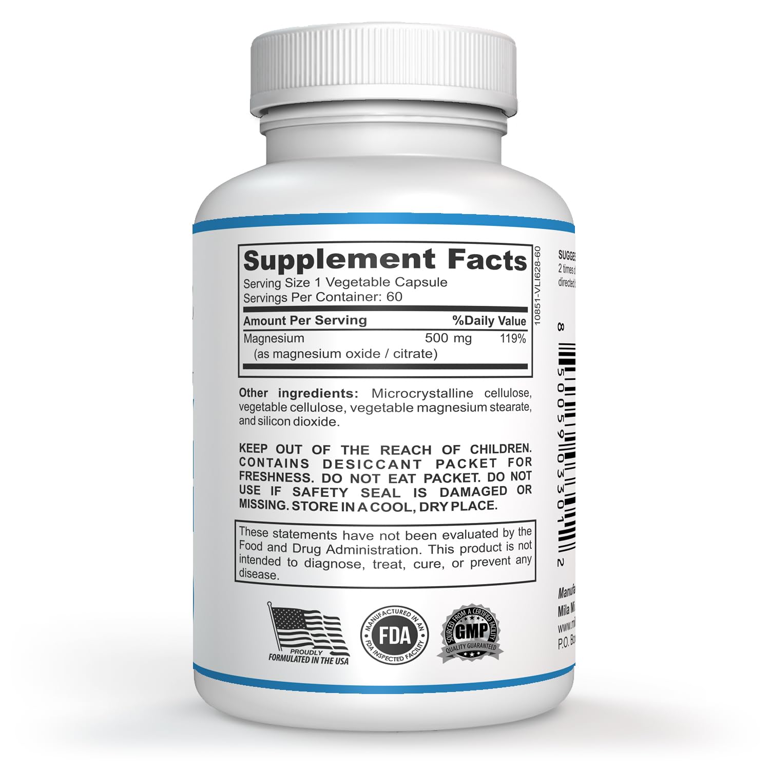 Milamiamor High Potency Magnesium | Whole Body Support | Heart, Nerve and Bone MilamiamorUS supplements