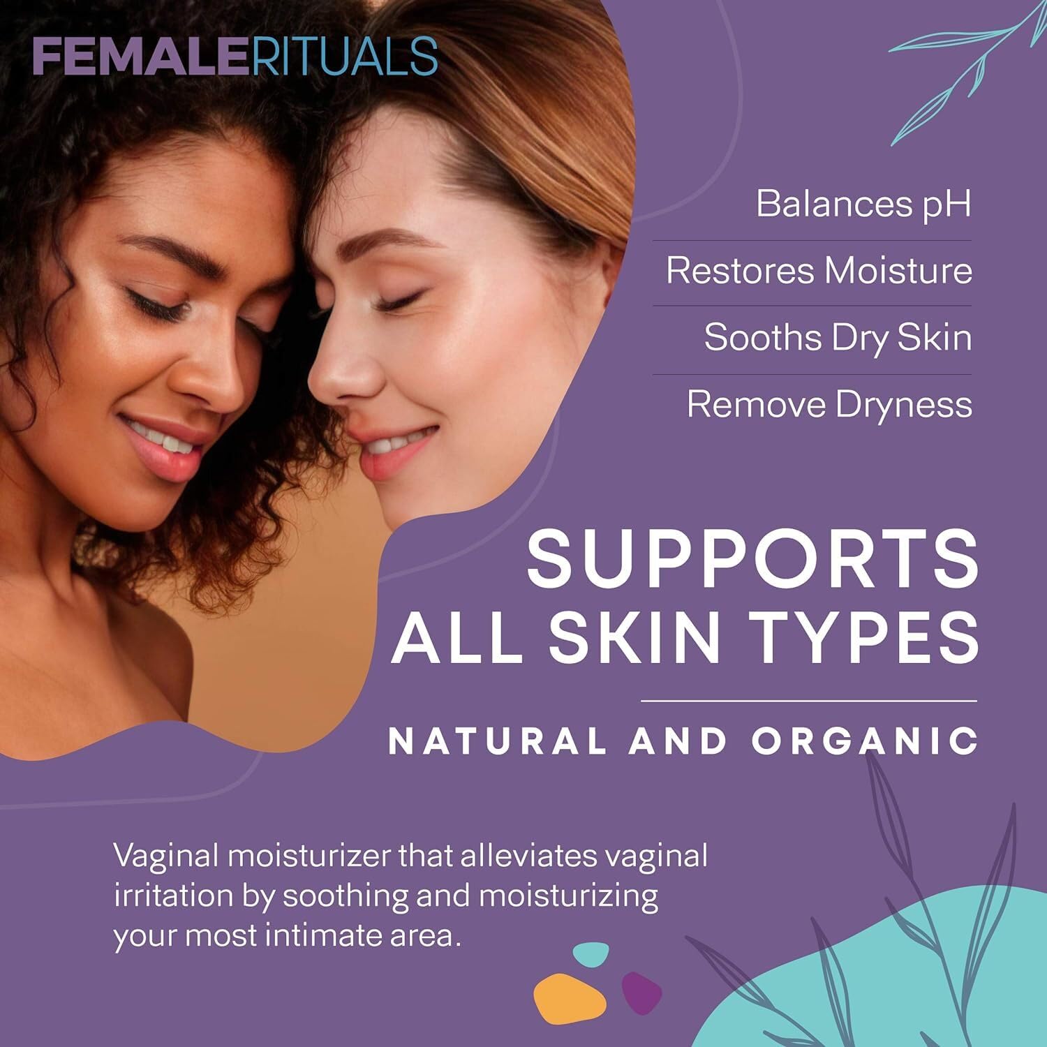 FEMALE RITUALS Vulva Moisturizing Cream - Vulva Care Balm - Clinically Tested Vaginal Moisturizer FEMALE RITUALSAu supplements