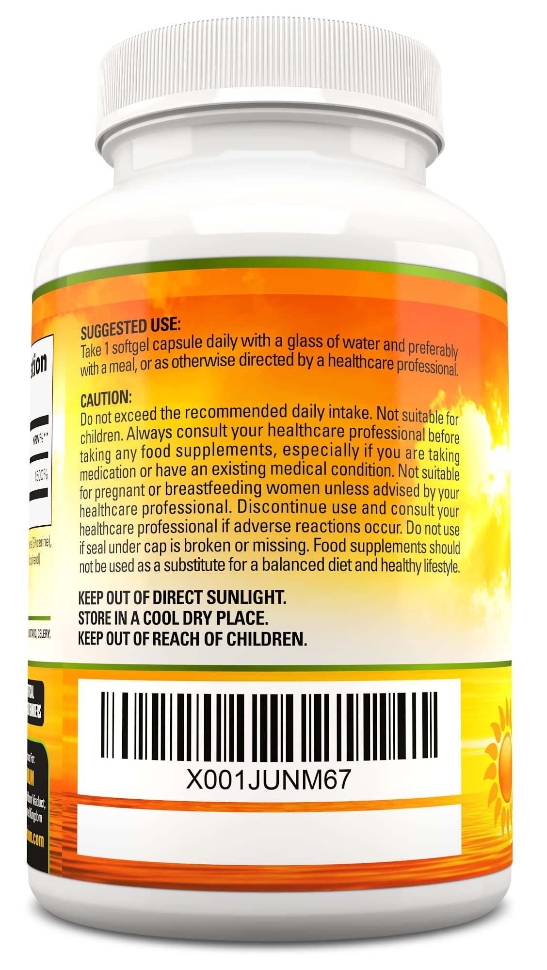 Vitamin D 3,000 IU, High Strength Vitamin D3 Supplement, 365 Easy to Swallow Softgels Vita PremiumUS supplements