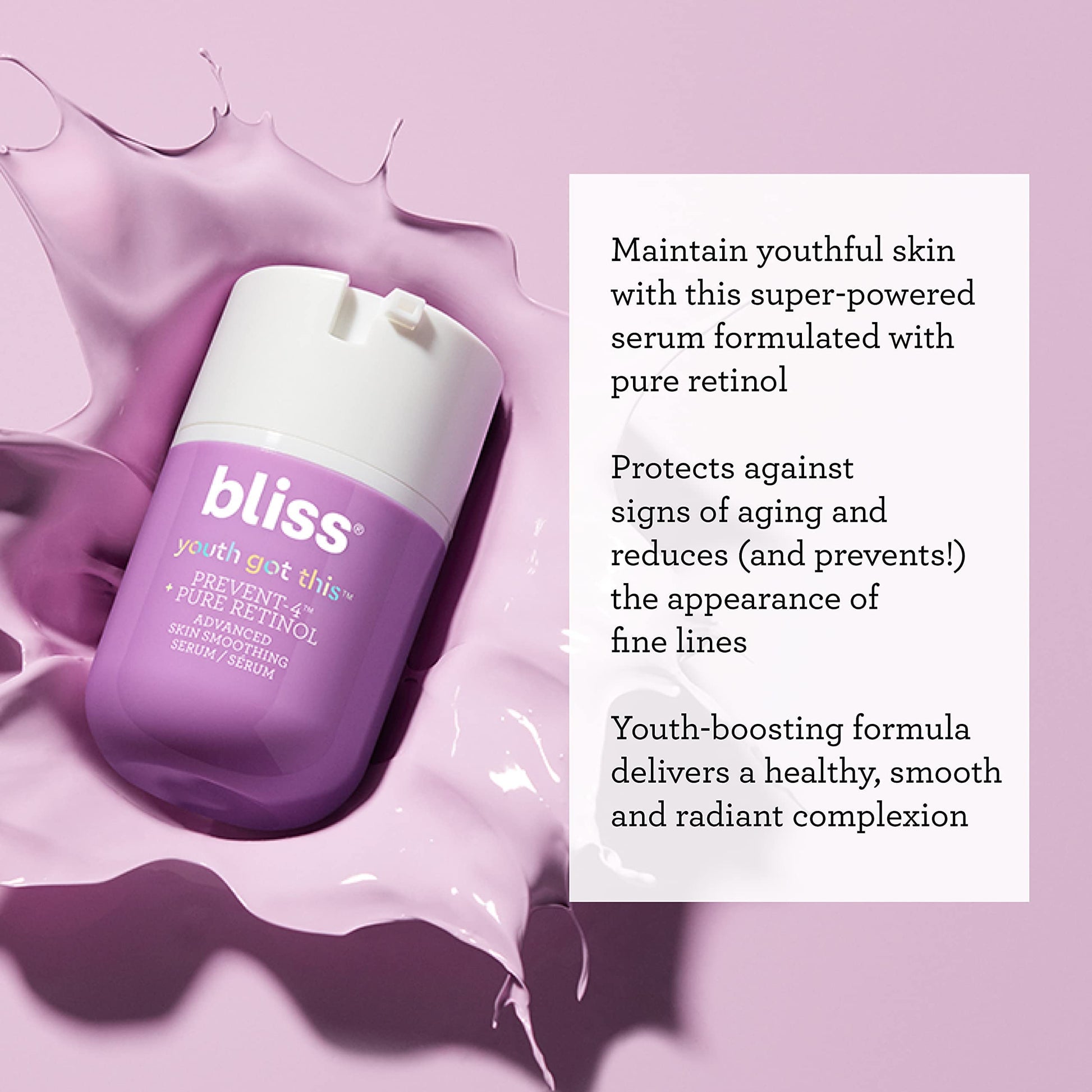 Bliss Youth Got This™ Prevent-4™ + Pure Retinol - 0.67 Fl Oz - Advanced Skin BlissAu supplements