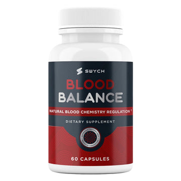 Blood Balance Supplement for Healthy Blood Support, Circulation, Metabolism & Vitality | Energy Formula with Premium Ingredients | Holistic Products to Support Cardiovascular Function – 60 Capsules SWYCHAu supplements