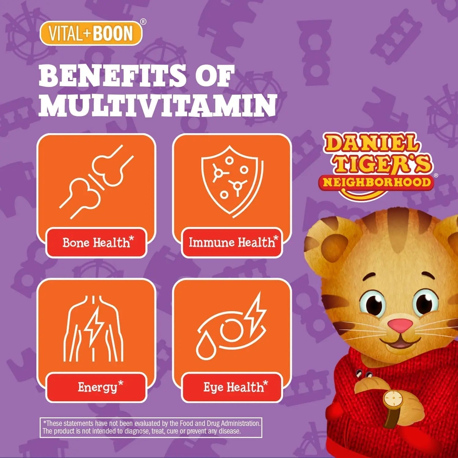 Daniel Tiger - Kids Multivitamin Gummies (60 Gummy Bottle) Toddler 2+ & Kids Vitamins - 12 Essential Vitamins & Minerals to Support Bone Health AvidAu supplements