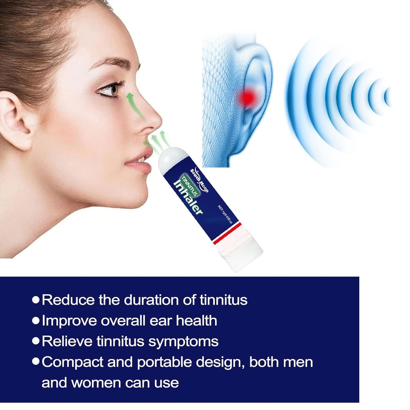 3/5/8PCS Echo Ease Tinnitus Inhaler, Tinnitus Relief for Ringing Ears Device, Auricalm Tinnitus DailebaoAu supplements