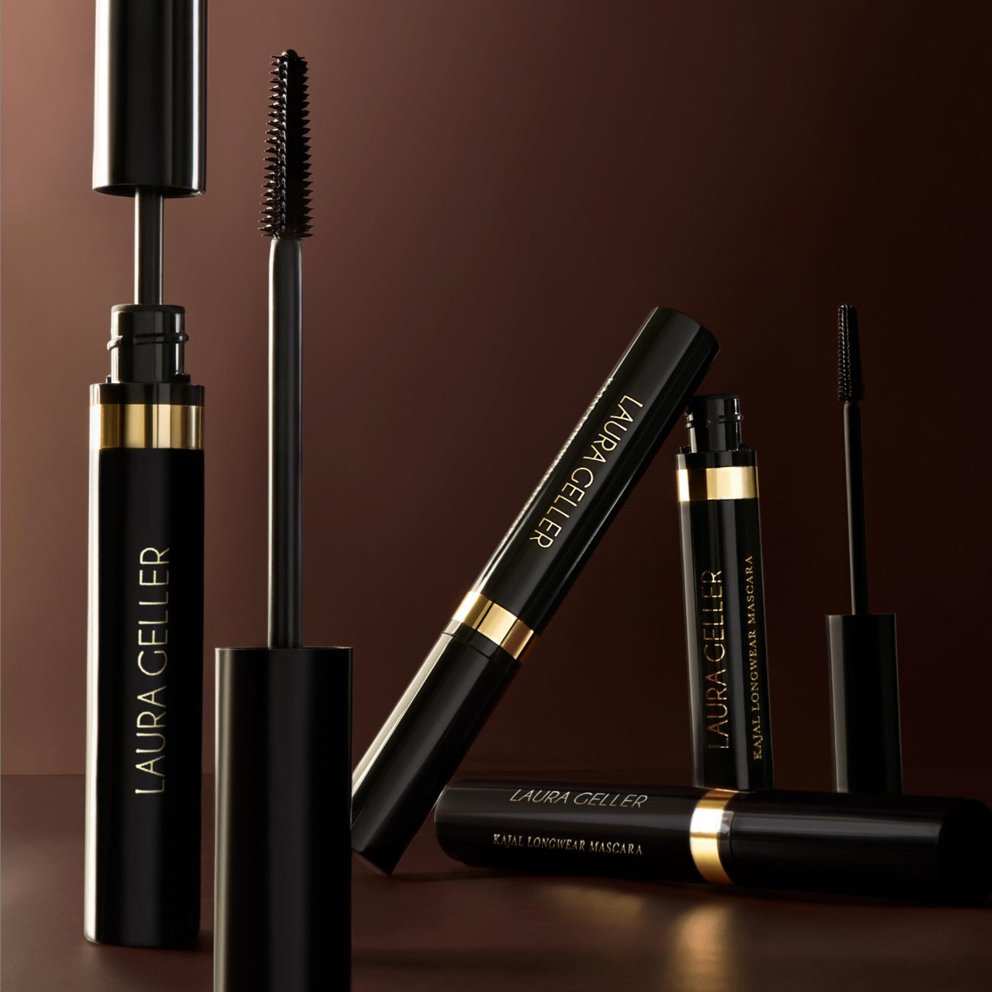 LAURA GELLER NEW YORK Kajal Longwear Mascara, Brown - Lengthening, Defining, Curling, Buildable Formula Eye Makeup - Natural Look for Everyday LAURA GELLER NEW YORKAu supplements