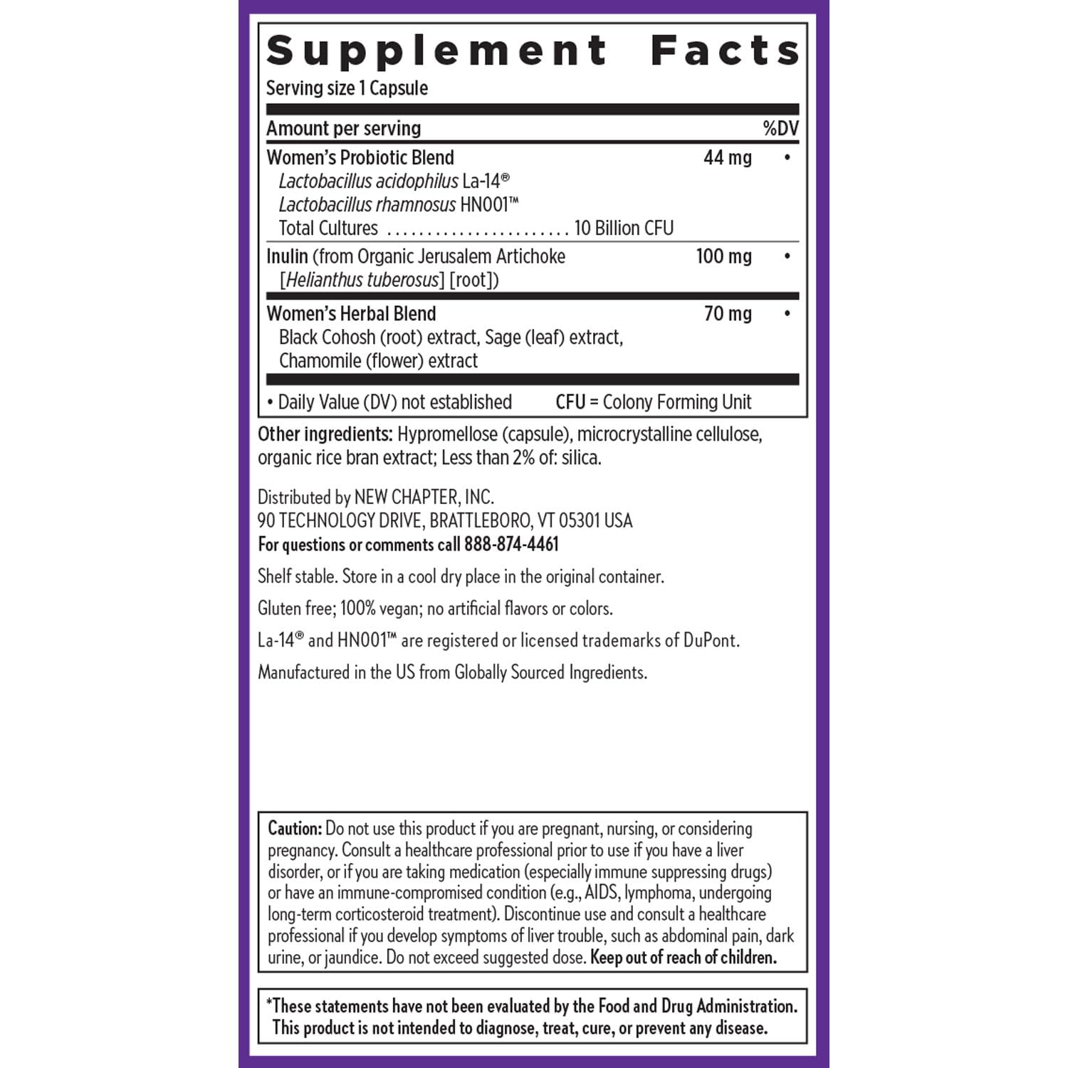 New Chapter All-Flora Probiotic Menopause Balance, Ultra-Concentrated Probiotics for Women with Black Cohosh for Menopause Hot Flashes, 100% Vegan, 30 Vegan Capsules New ChapterAu supplements