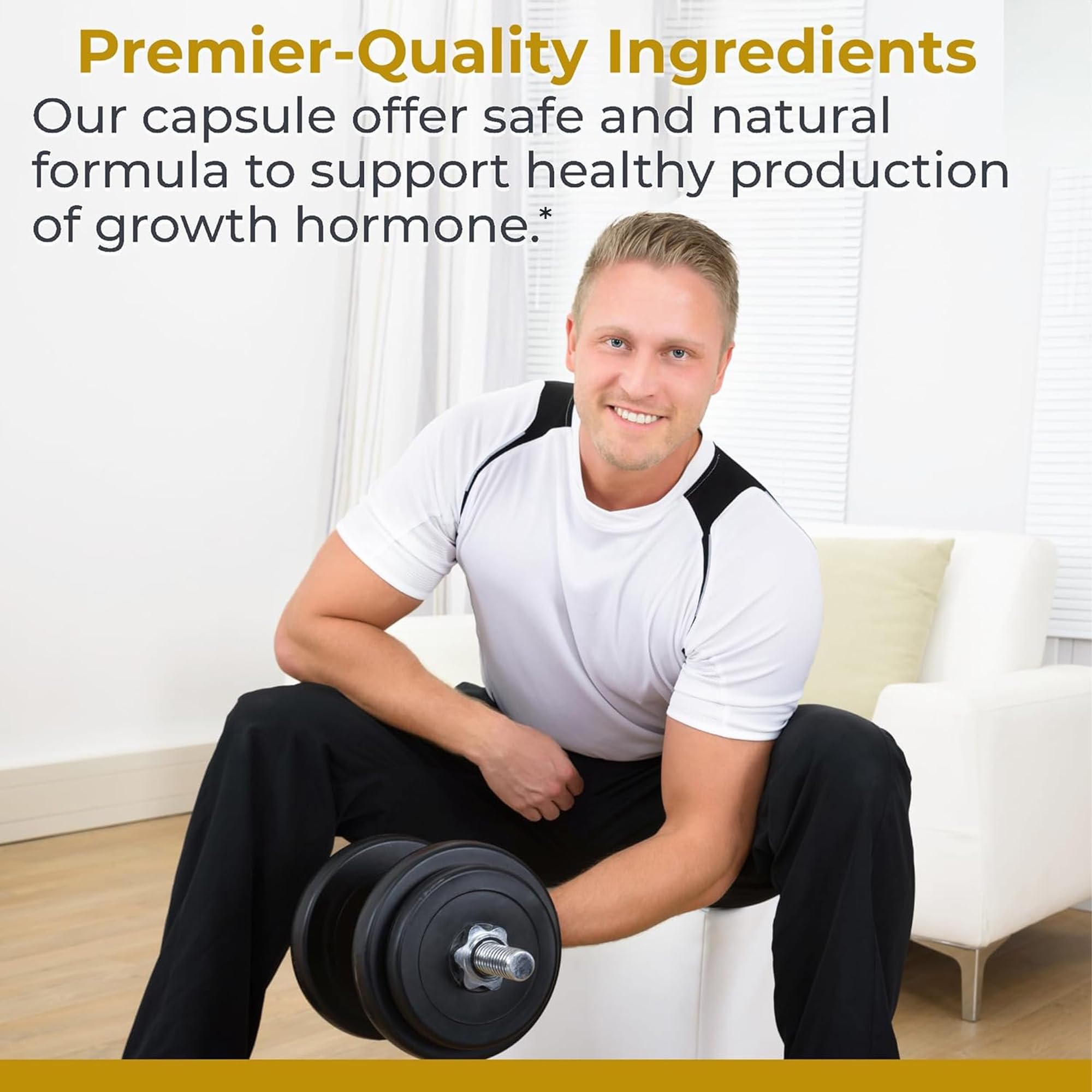 Premier Research Labs Amino HGH - HGH Supplements for Men, HGH Supplements for Women, Amino Acids, L-Arginine, L-Lysine, HGH Enhancer, Support Human Growth Hormone and Muscle Growth - 105 Capsules Premier Research LabsAu supplements