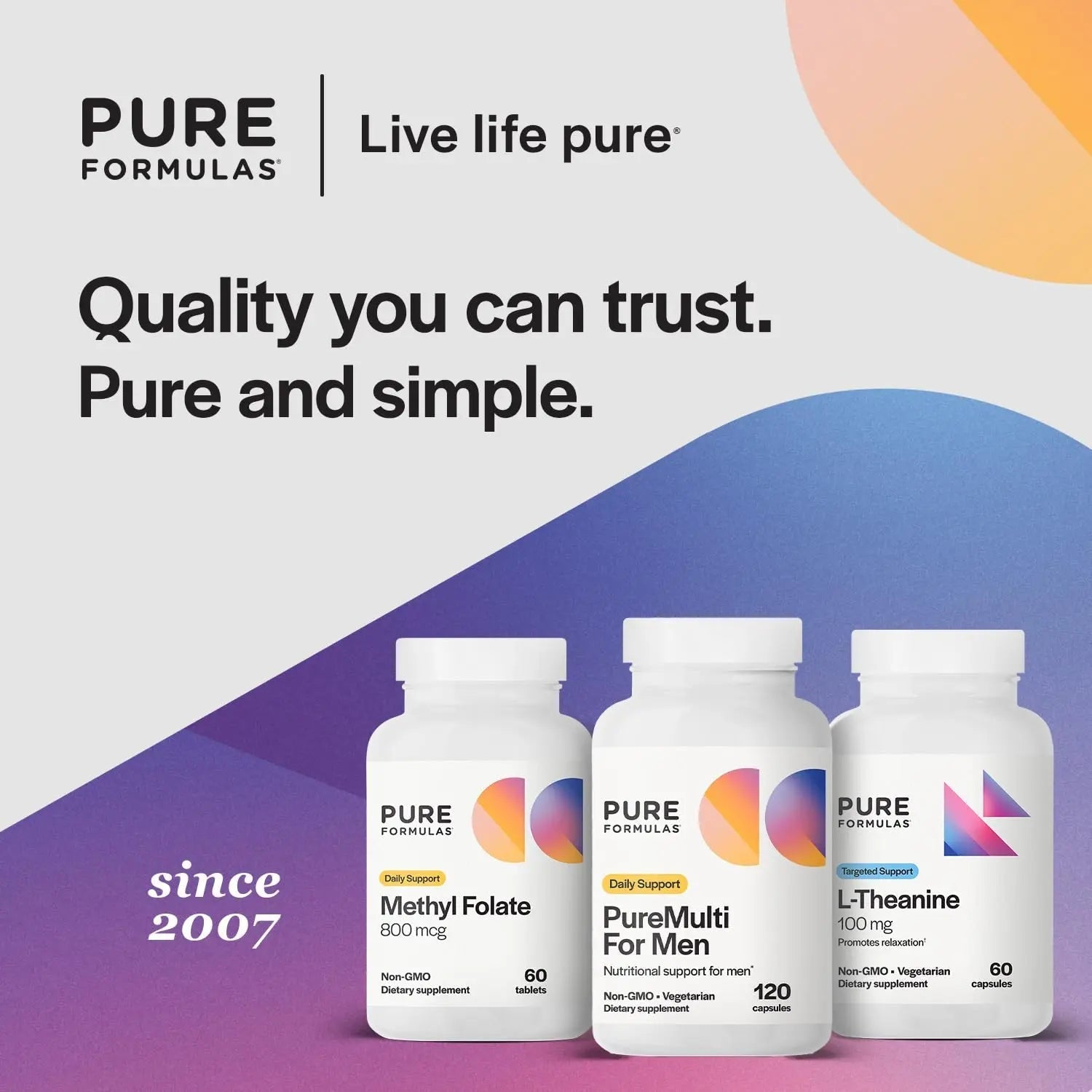 PureFormulas PureMulti for Men - Daily Comprehensive Multivitamin for Men's Health, Vitality, Energy, Focus, & Performance. Mens Vitamins A, C, D, E, & B12 PureFormulasAu supplements