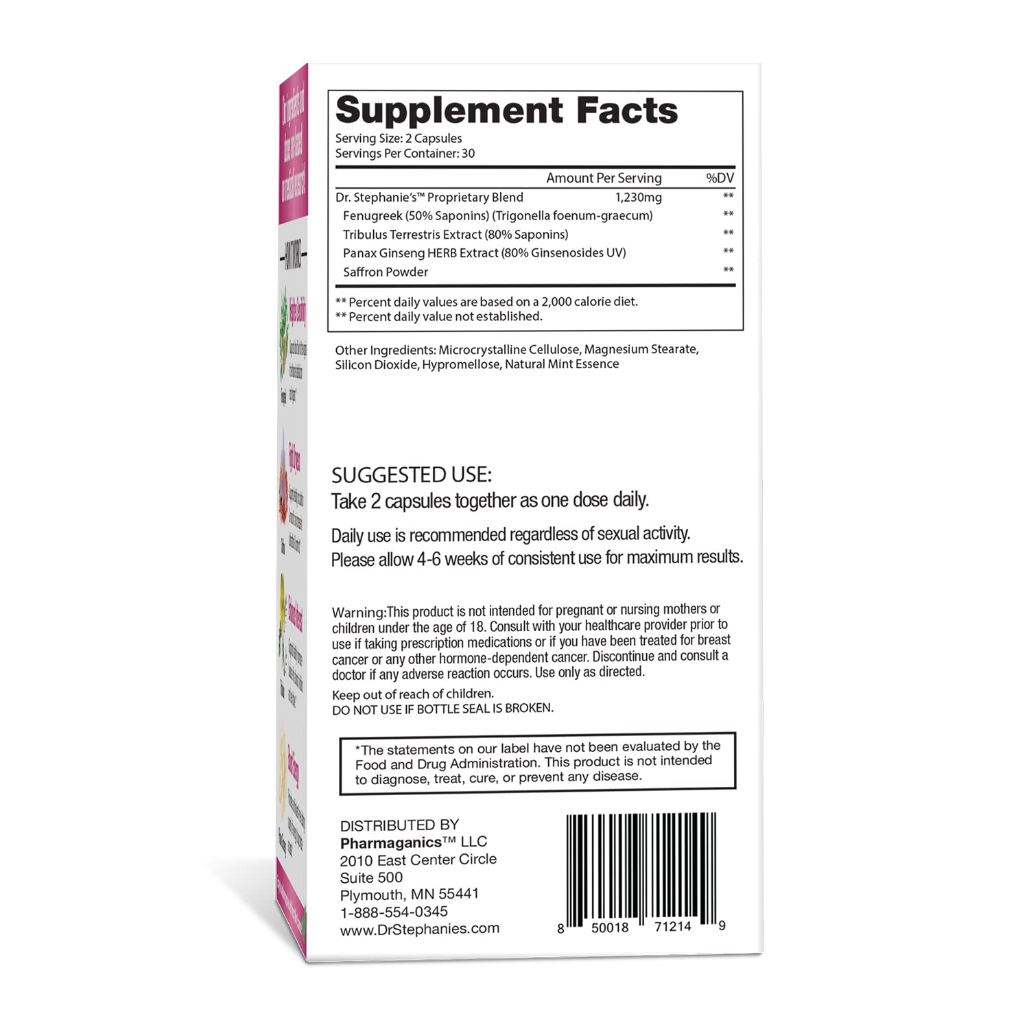 Pharmaganics Dr. Stephanie's Her Romance - Natural Hormone Balance Support for Women PharmaganicsAu supplements