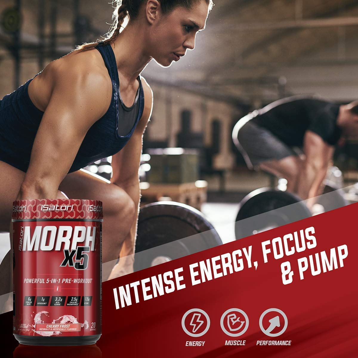 iSatori Morph Xtreme Intense Pre Workout - Bombsicle (20 Servings) Classic Blender Bottle iSatoriAu supplements