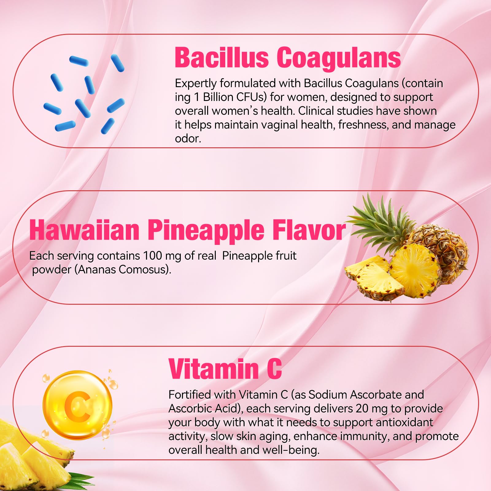 QualiLife Premium Feminine Balance Gummies for Women – Probiotic Vaginal Health Support with Vitamin C – pH Balance & Flora Support – Sugar Free, Vegan, Hawaiian Pineapple Flavor – 60 Gummies (1) QualiLifeAu supplements