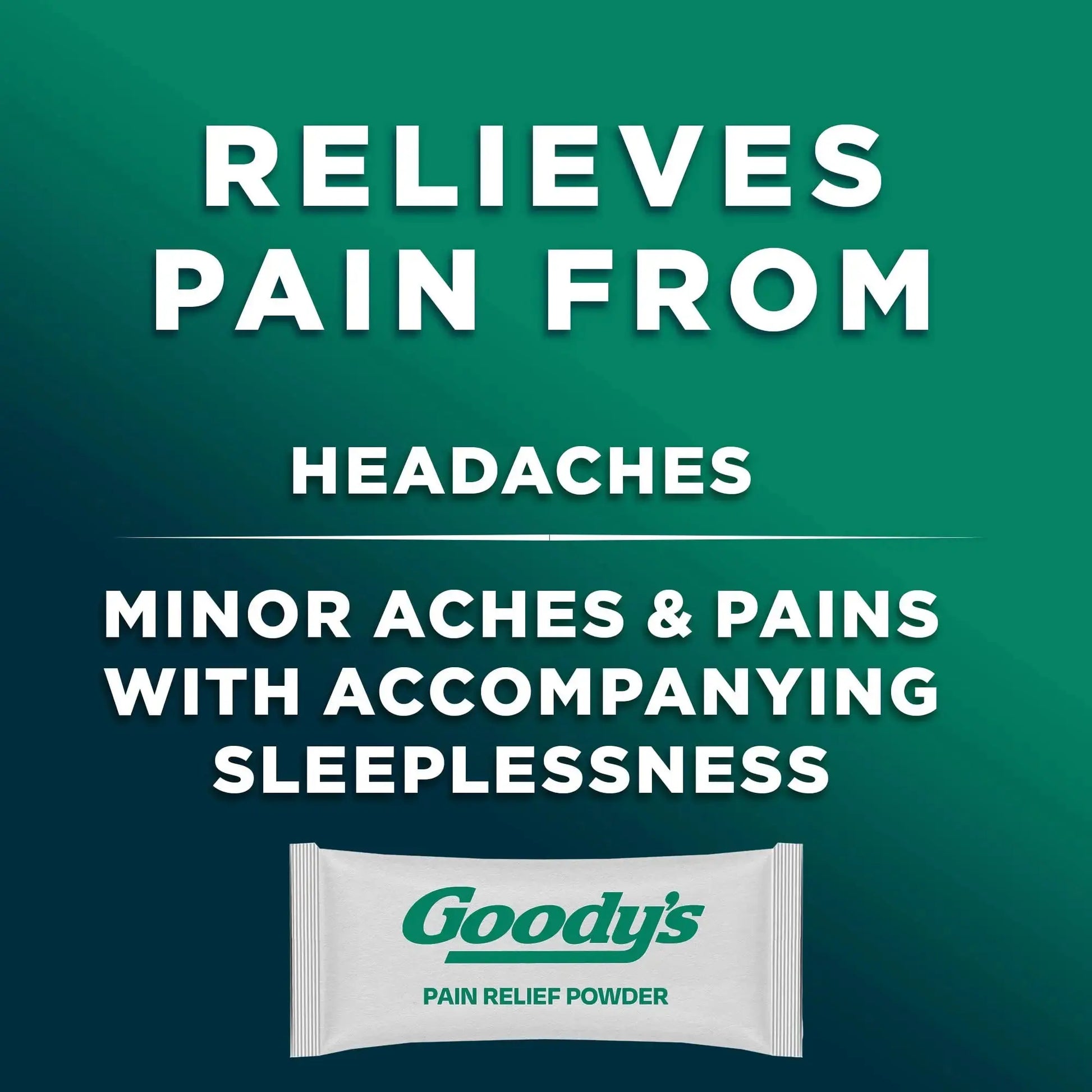Goody's Nighttime Powder, Pain Reliever & Sleep Aid with Acetaminophen & Diphenhydramine Citrate, Caffeine Free, 16 Count Goody'sAu supplements