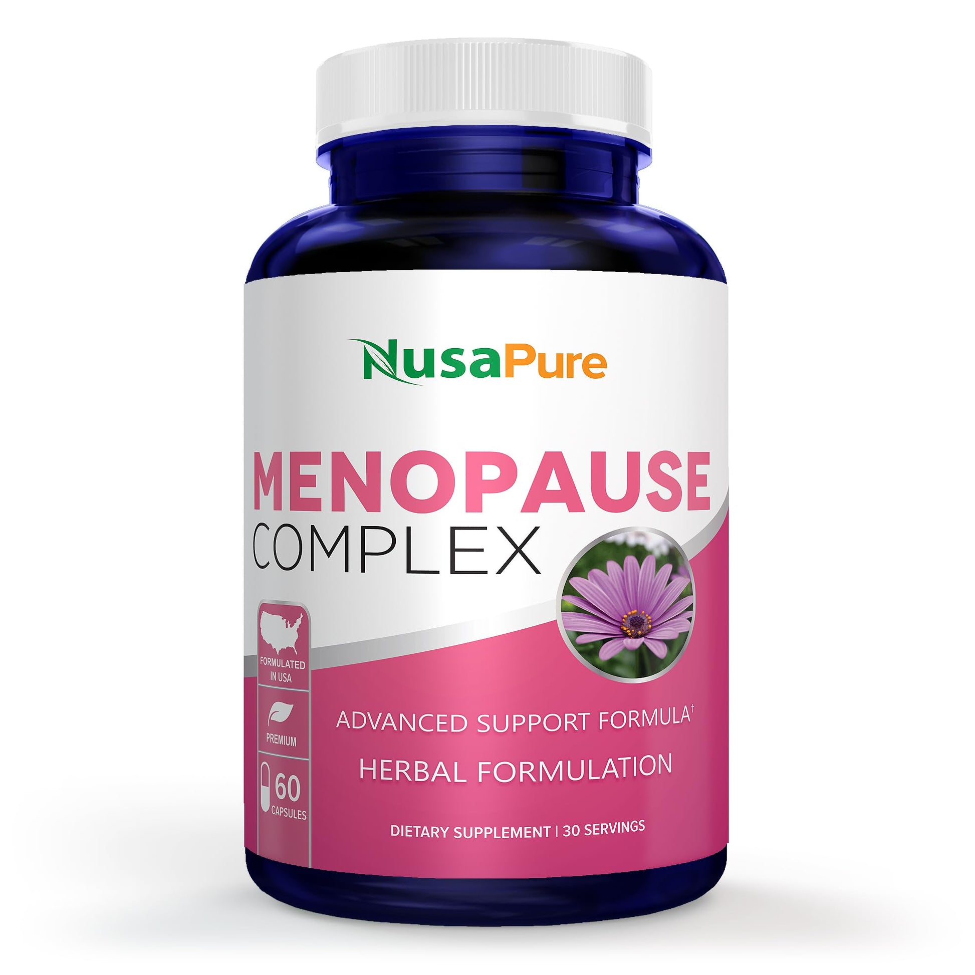 NusaPure Menopause Complex : Black Cohosh and Herbal Ingredients - 60 Capsules NusaPureAu supplements
