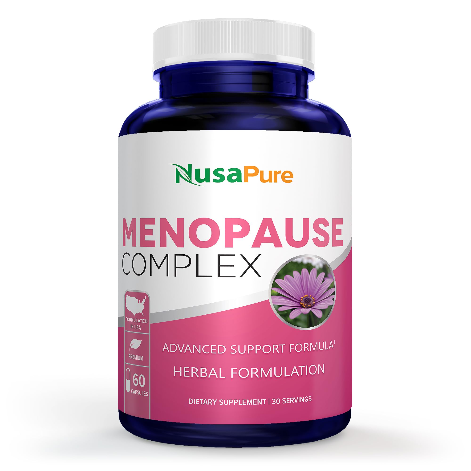 NusaPure Menopause Complex : Black Cohosh and Herbal Ingredients - 60 Capsules NusaPureAu supplements