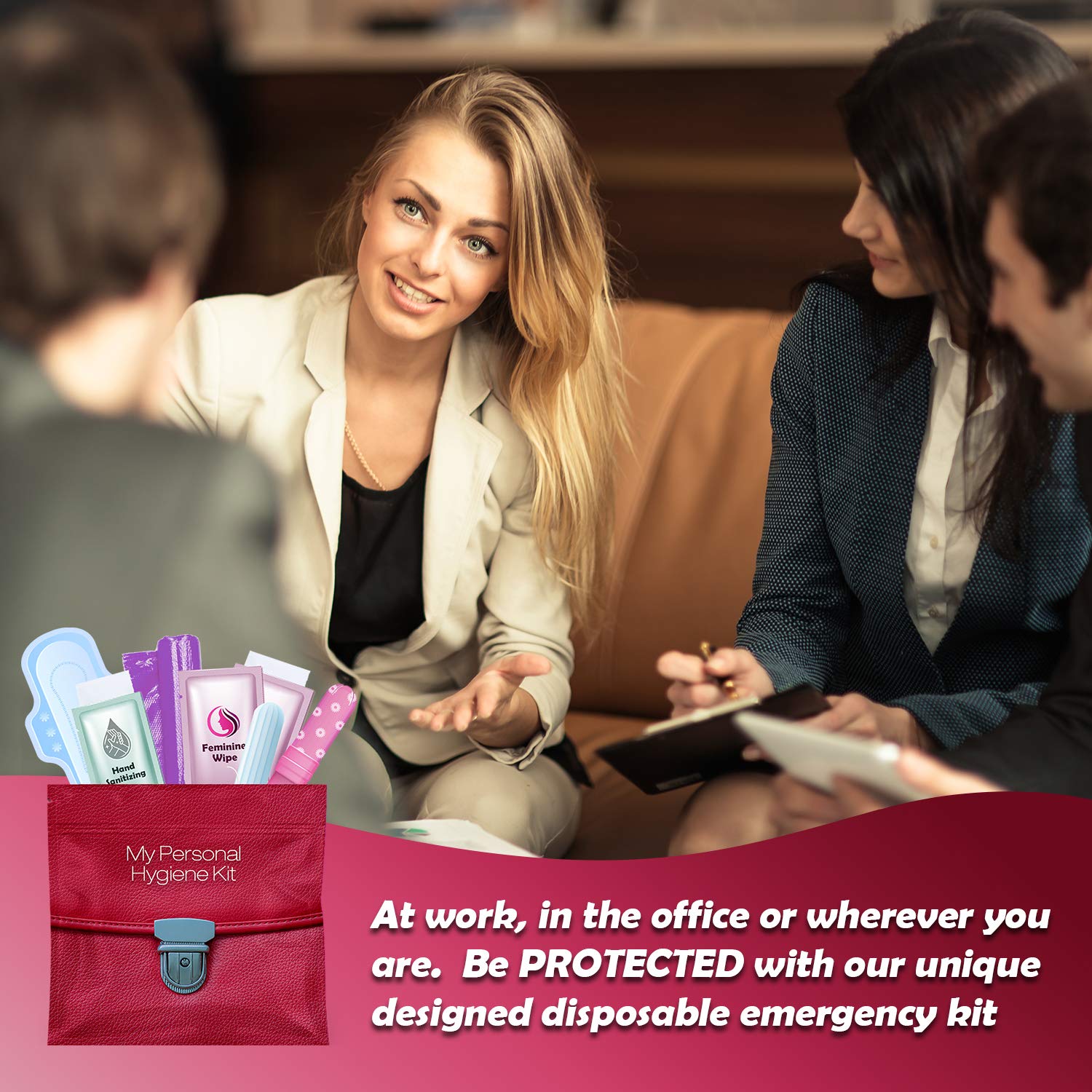 Menstrual Kit All-in-One | Convenience on The Go | Single Period Kit Pack for Travelling, Tweens pH AdvantageAu supplements