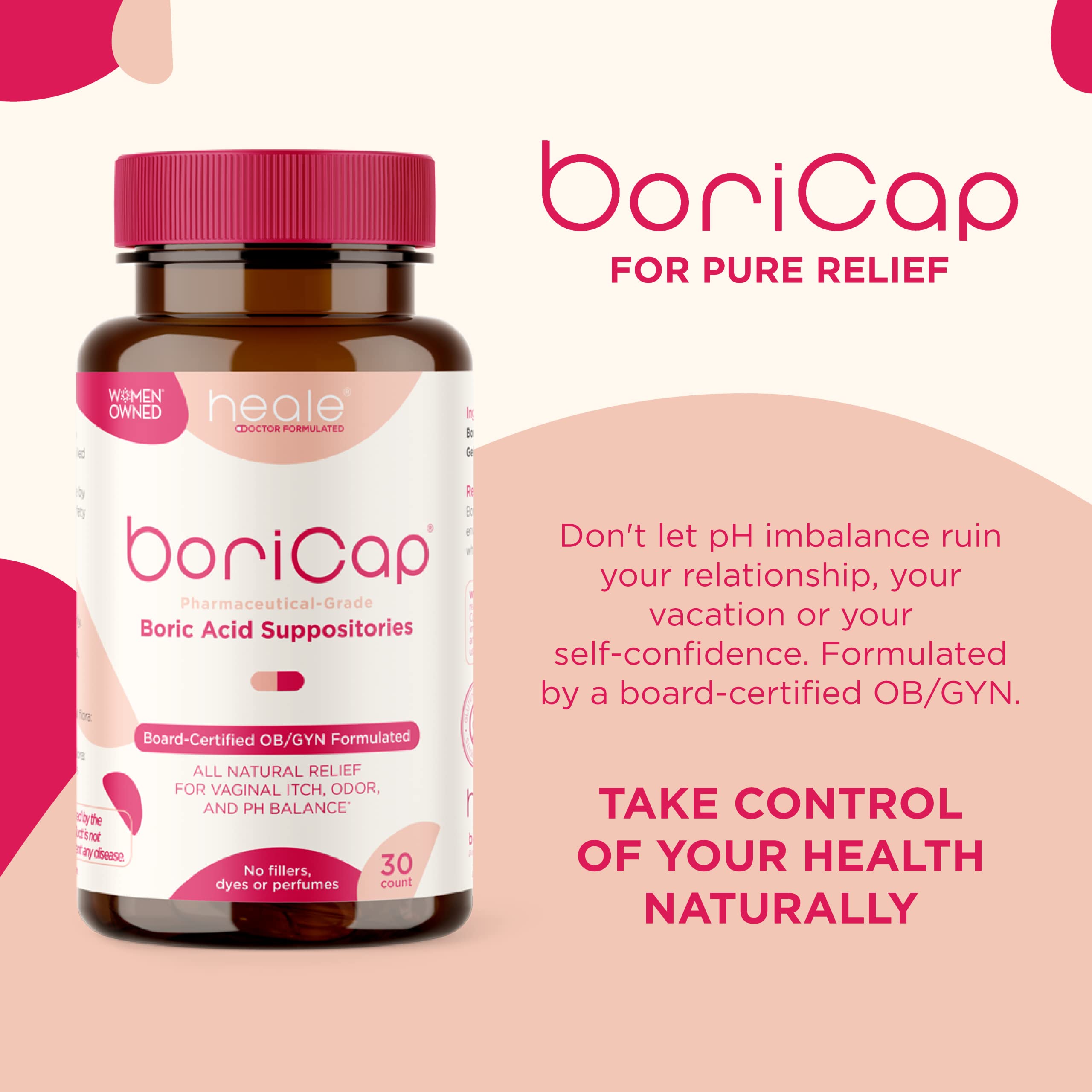 BoriCap and FloraCap BV Blasting Bundle for Balanced pH BoriCapAu supplements