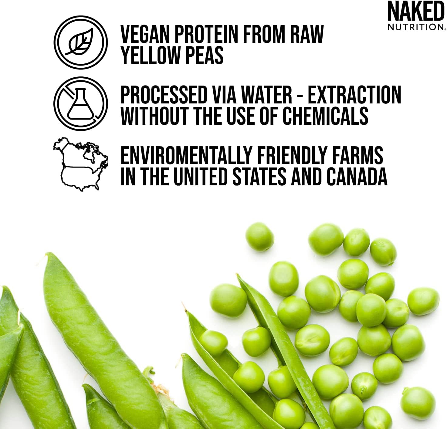 NAKED nutrition Naked Shake - Vegan Protein Powder, Strawberry Banana - Flavored Plant NAKEDUS supplements