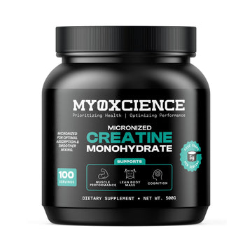 MYOXCIENCE Micronized Creatine | Supports Muscle Performance, Lean Body Mass, & Cognition | 100 Servings MYOXCIENCEAu supplements