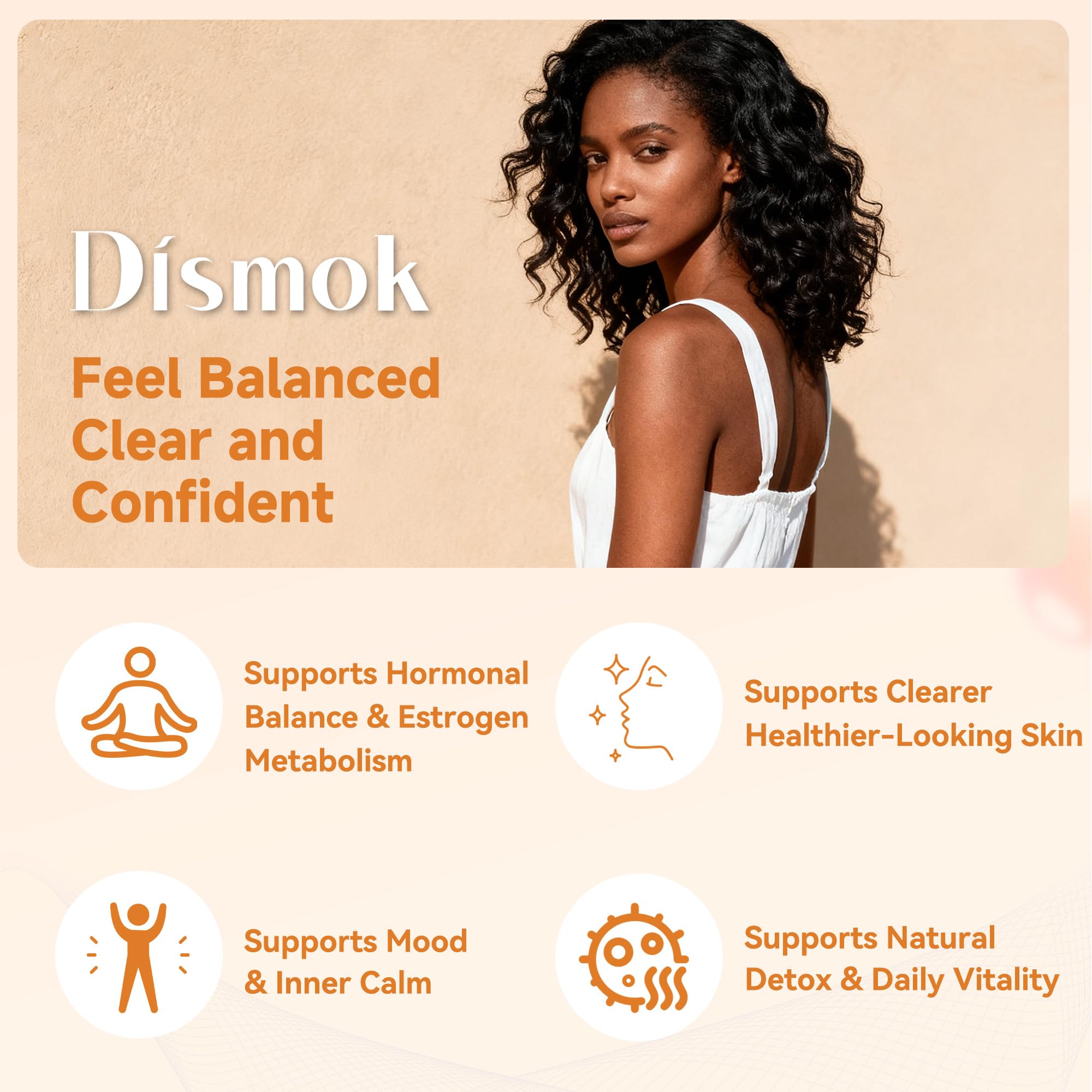 DIM Supplement 400 mg | Advanced Liposomal Multi-Action Complex for Estrogen Balance in Women & Men | Supports Hormonal Acne, Healthy Estrogen Metabolism & Clear Skin | Third-Party Tested DismokAu supplements