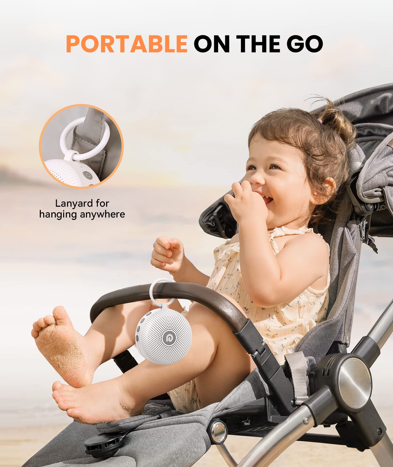 Dreamegg White Noise Machine - Portable Sound Machine for Baby Adult, Features Powerful Battery DreameggAu supplements