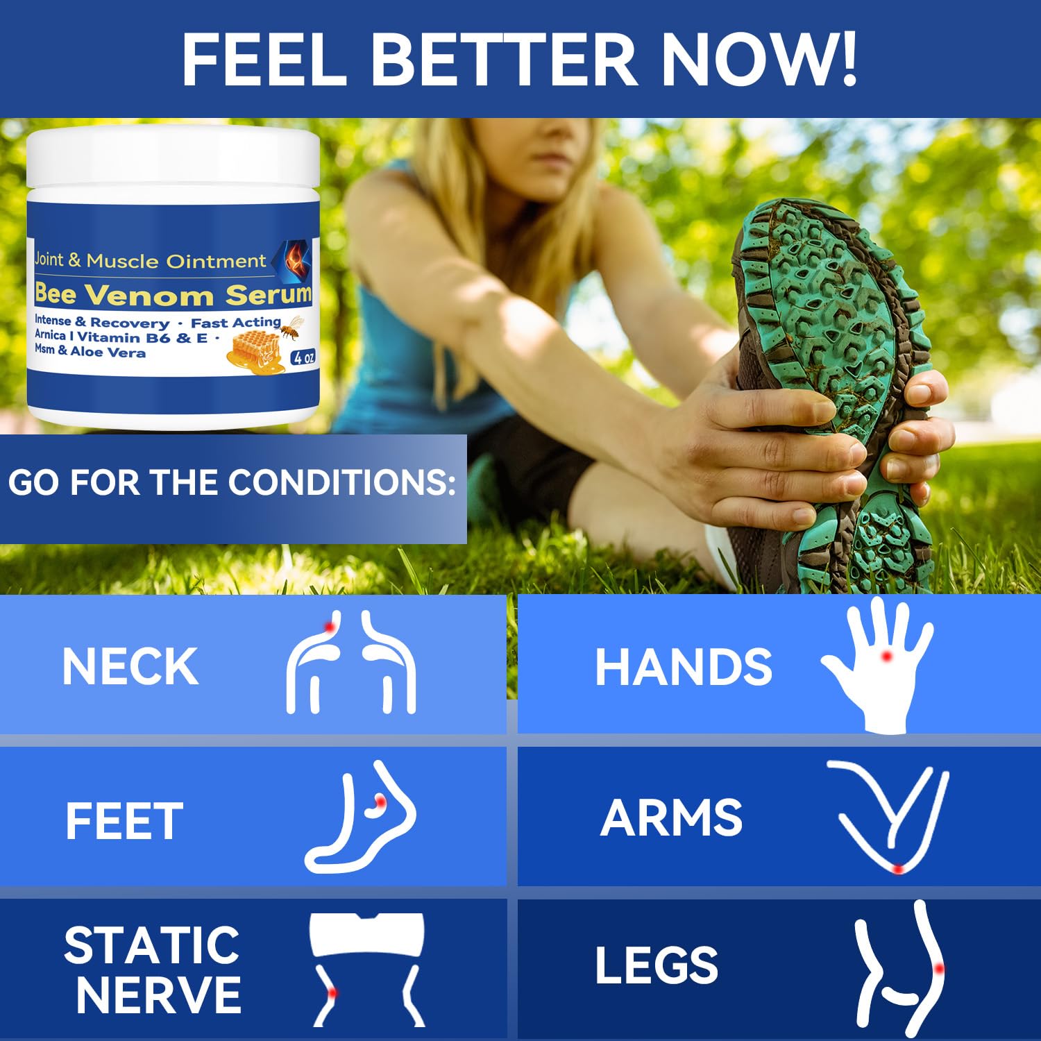Cedonivor Bee Venom Joint and Bone Cream, Bee Venom Joint Relief Cream Joint Care for Knee, Neck, Back, Hands, Feet Moisturizer CedonivorAu supplements