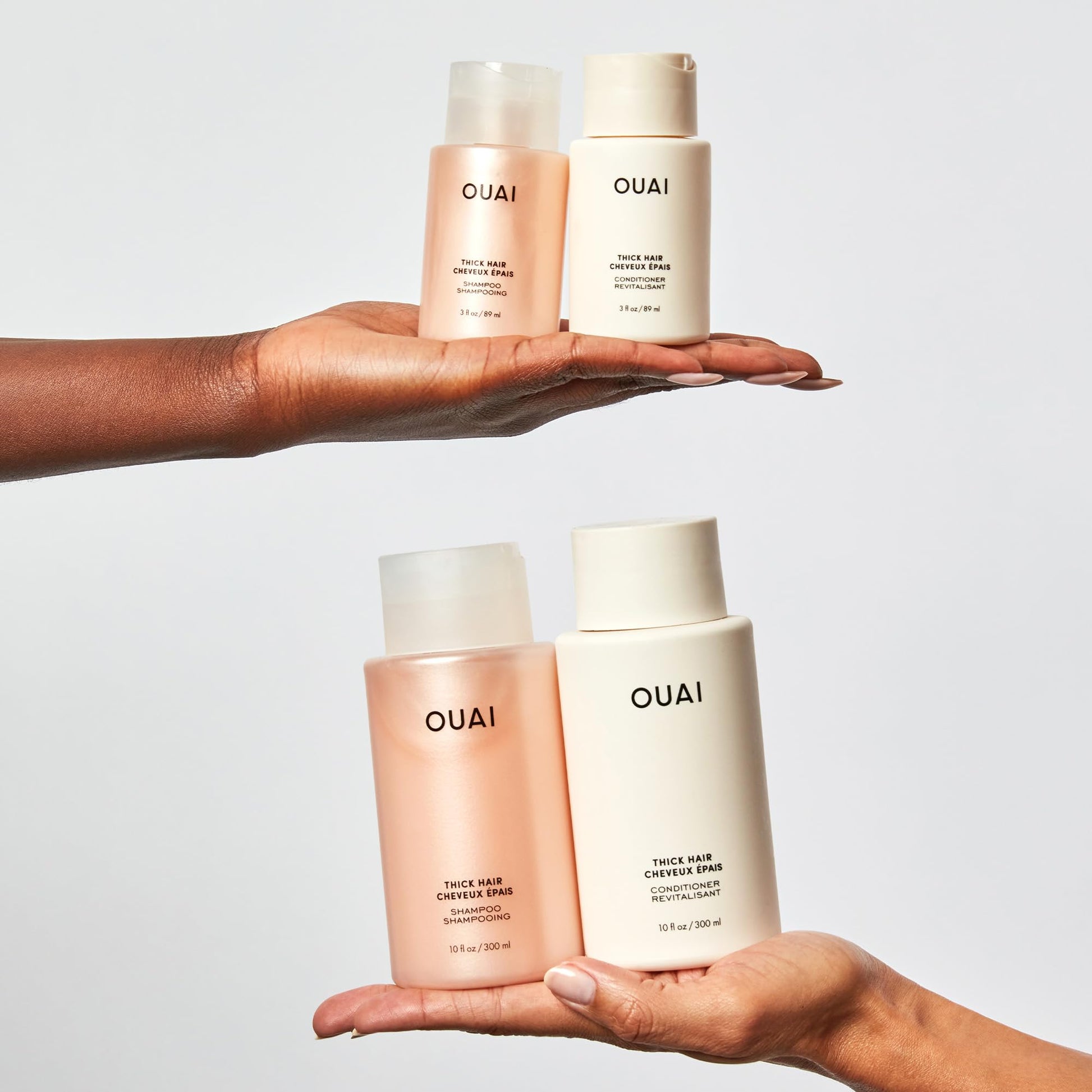 OUAI Thick Shampoo Travel Size - Moisturizing Shampoo with Keratin, Marshmallow Root, Shea Butter, Avocado Oil for Thick Hair - Strengthens & Hydrates - Paraben & Sulfate Free (3 Fl Oz) OUAIAu supplements