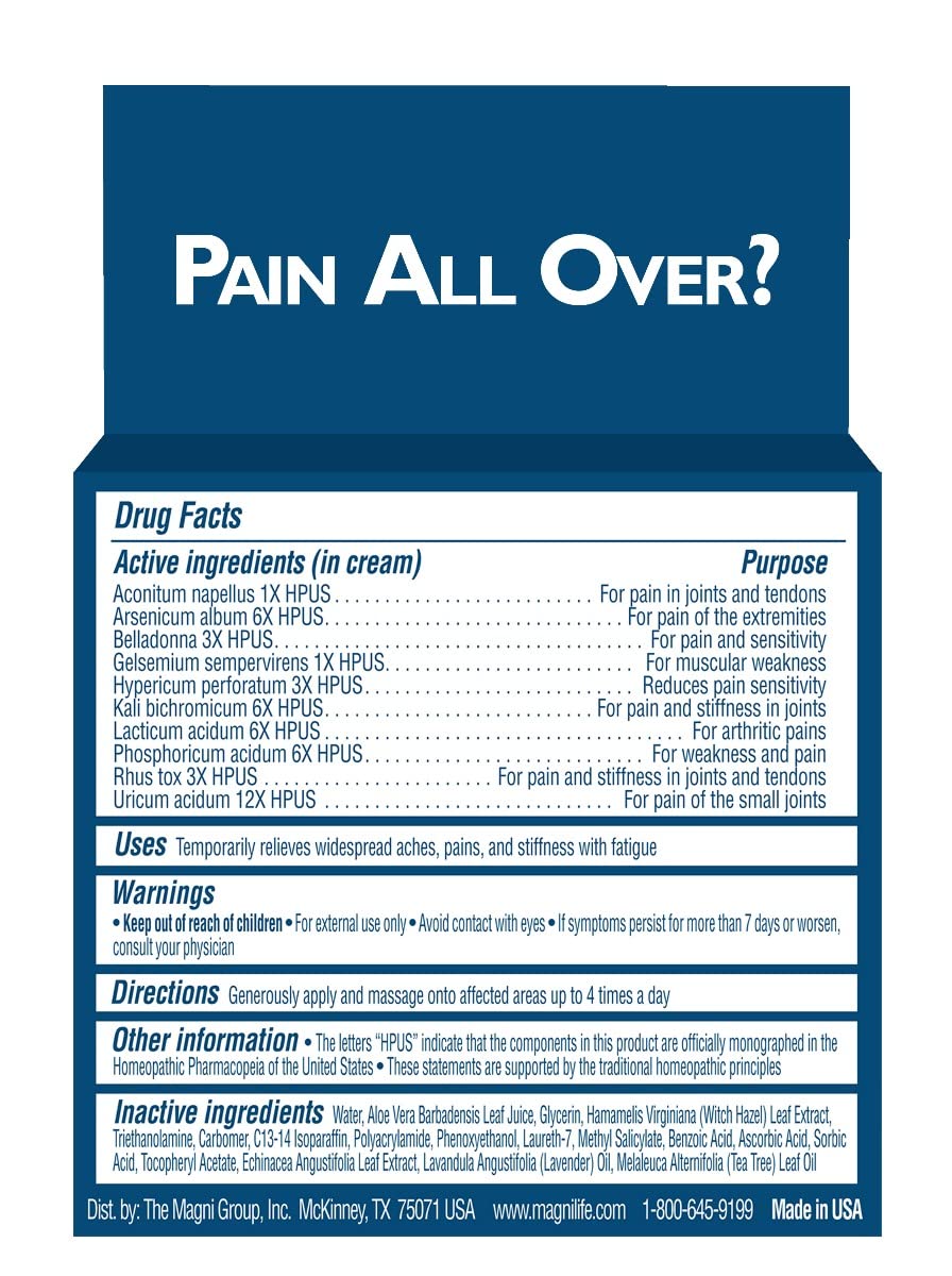 MagniLife Pain & Fatigue Relief Cream 4 oz Pain & Inflammation Relief Foam 4 oz. Natural Joint & Muscle Pain Relief Bundle for Shoulders, Back, Knees, Arthritis, Stiffness & Soreness MagniLifeAu supplements