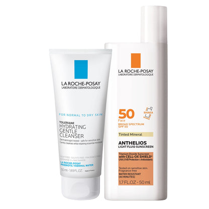 La Roche-Posay Anthelios Tinted SPF 50 Sunscreen & Toleriane Gentle La Roche-PosayUS supplements