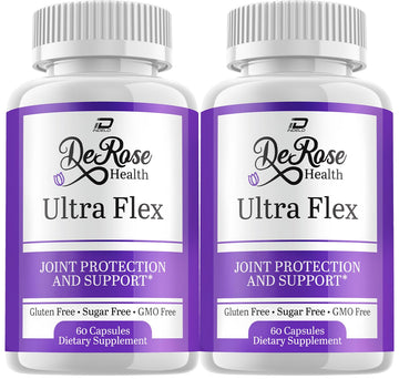 Indelo Ultra Flex Derose Health Capsules, Joint Support Supplement, Ultra Flex Natural Joint Health Formula, Derose Health Pills for Joint Wellness Mobility, UltraFlex Reviews (2 Pack - 120 Capsules) IndeloAu supplements