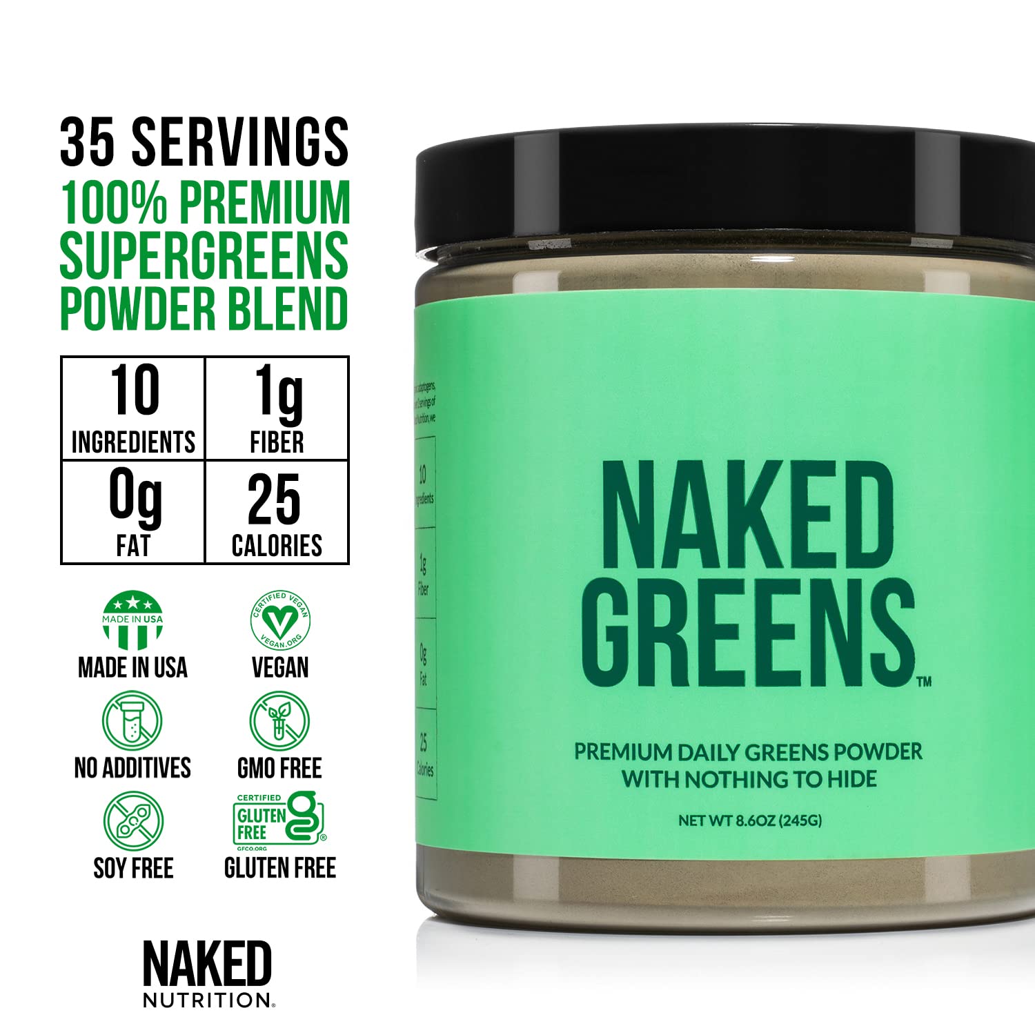 NAKED nutrition Vegan Energizing Bundle: Naked Citrus Energy Super Greens Powder NAKED nutritionAu supplements