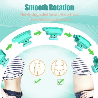 OurStarry 32 Knots Weighted Workout Hoop Plus Size, Smart Waist Exercise Ring OurStarryUS supplements