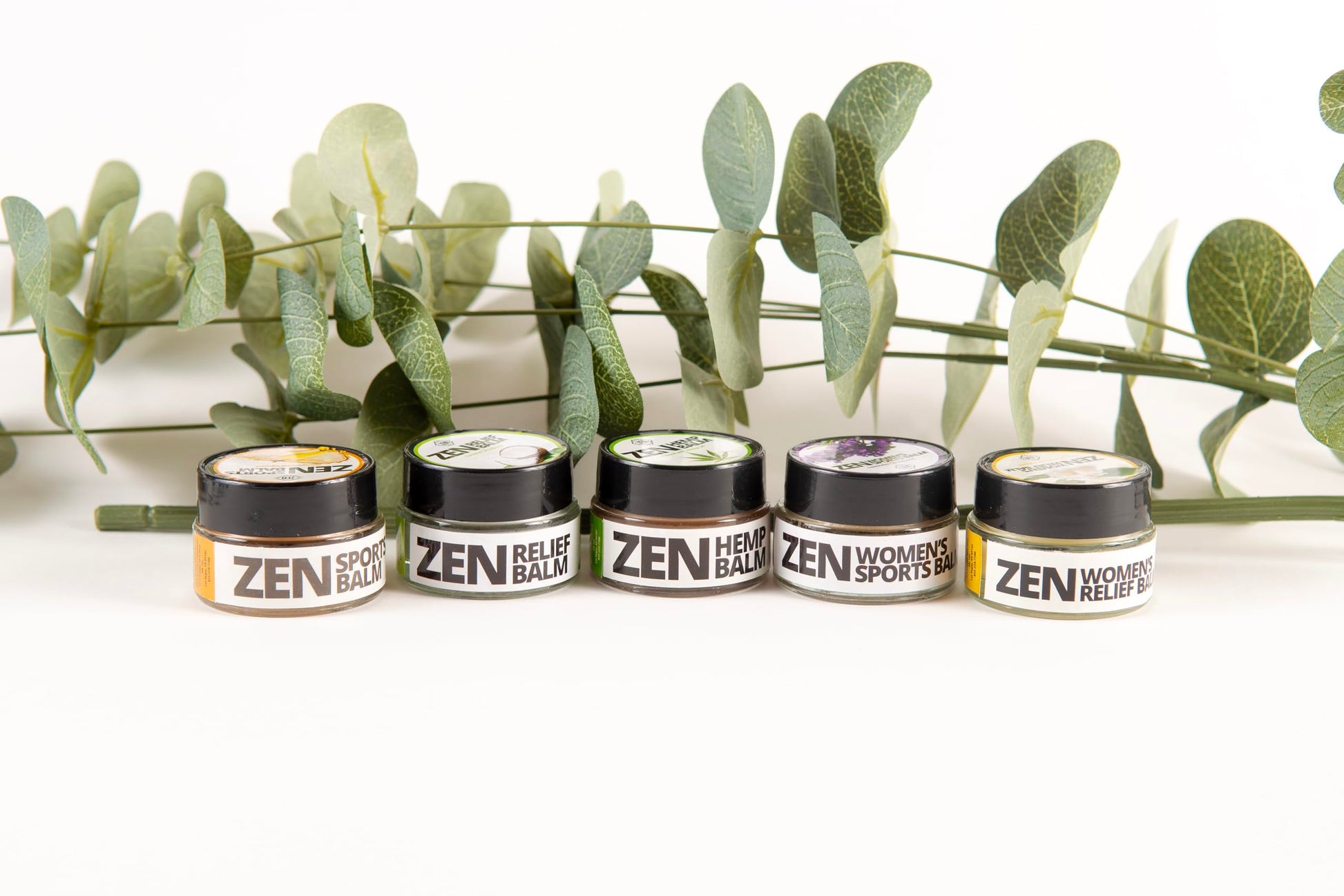 ZEN Variety Pack – Plant-Based Topical Balm Collection – Includes Relief, Sports, Women’s Sports, Women’s Relief & Hemp – 0.7 oz Each – #TrustedByLegends ZENAu supplements