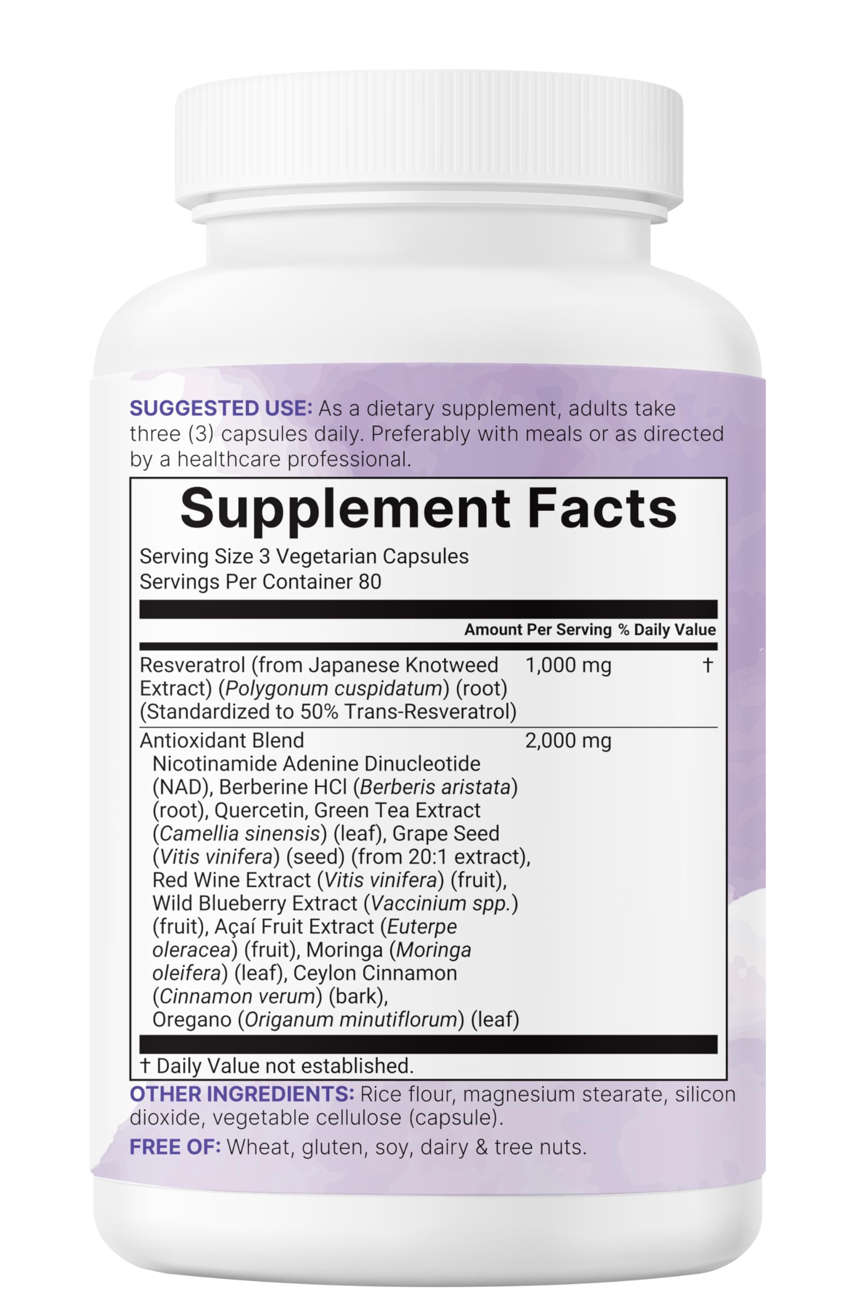 Micro Ingredients Resveratrol NAD Complex 3,000mg for Women & Men, 240 Veggie Capsules | NMN Supplement Alternative | 11-in-1 Blend with NAD+, Quercetin, Moringa, Berberine, Grape Seed, & Oregano Micro IngredientsAu supplements