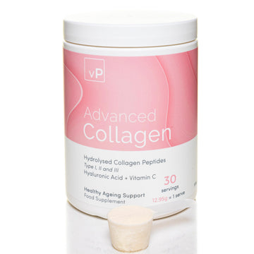Advanced Collagen with Hyaluronic Acid - 12.95g x 30 Servings - Type 1 2 3 vP Vitality ProAu supplements